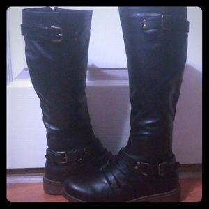 *NEW* Unilady Calf Height Black Boot